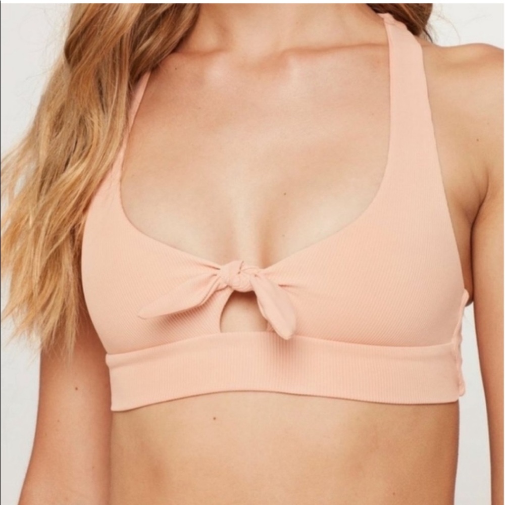 L SPACE RIBBED TARA TOP - Picture 1 of 5